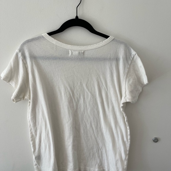 Rivet& Thread White Distressed Tee - Picture 5 of 5